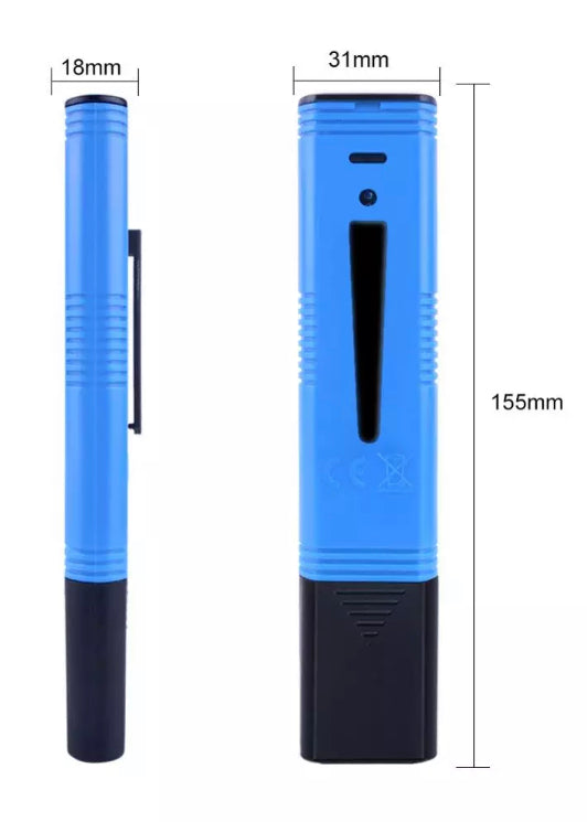 Digital PH Meter and PH Water Tester, Pen Tester for ph water, drinking water, water bottles, water pitchers, swimming pools, aquariums & hydroponics.