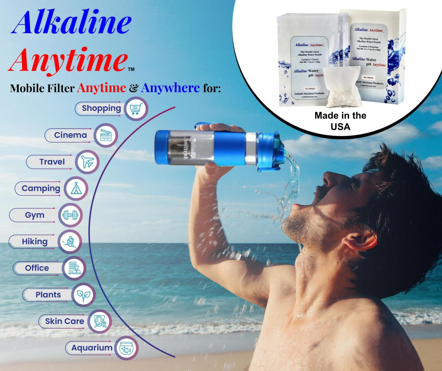 Alkaline Anytime The Best Water Filter Pouch for Alkaline Water