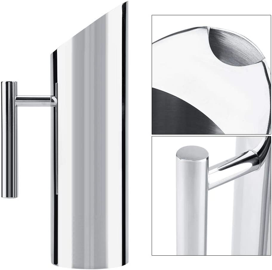 Alkaline Anytime Stainless Steel Water Pitcher with Alkaline Water Filter