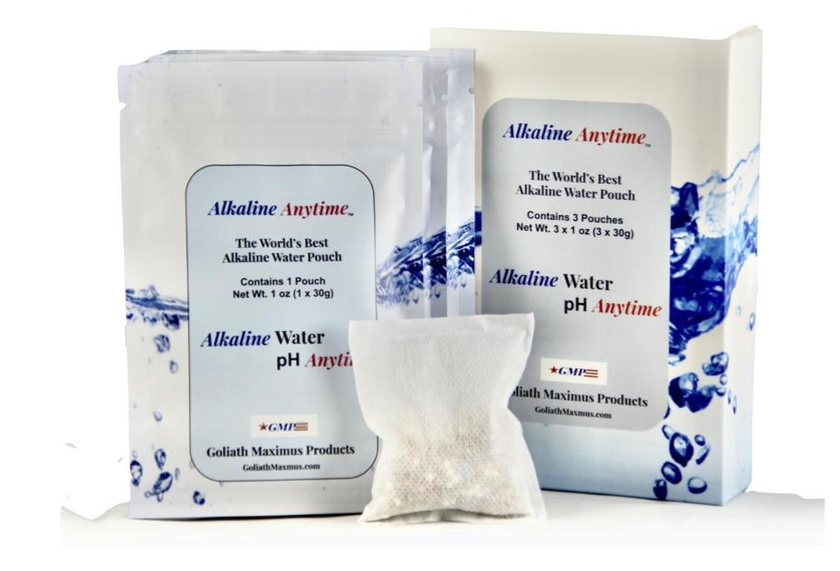 Alkaline Anytime The Best Water Filter Pouch for Alkaline Water - Alkaline Anytime