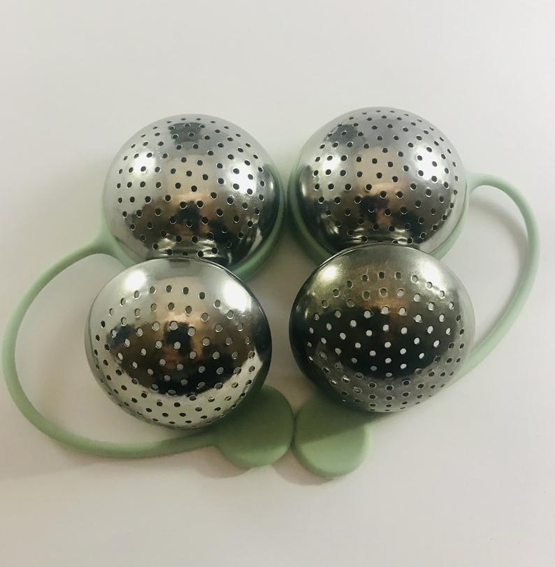 Alkaline Anytime Tea Infusers- 2 Stainless Steel Tea Ball Infusers- Infuse Tea, Coffee or Alkaline Water - Alkaline Anytime