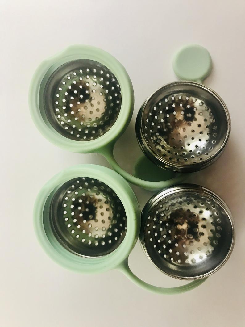 Alkaline Anytime Tea Infusers- 2 Stainless Steel Tea Ball Infusers- Infuse Tea, Coffee or Alkaline Water - Alkaline Anytime